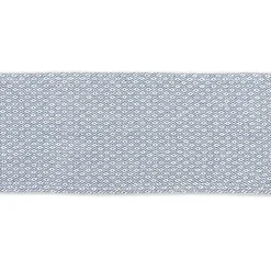 Kirklands Home Mini Diamond Fringe End Table Runner, 108 in. Blue Sale