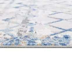Kirklands Home Moroccan Area Rug, 5x7 Blue Outlet