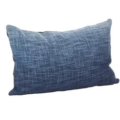 Pillows>Kirklands Home Ombre Down Filled Lumbar Throw Pillow Blue