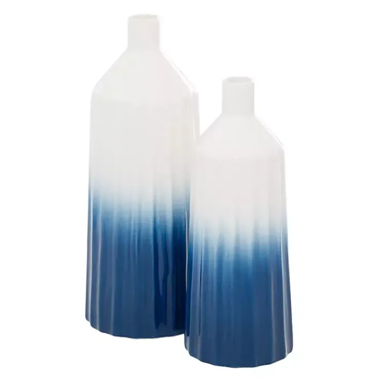 Decorative Bowls & Jars>Kirklands Home Blue Ombre 2-pc. Coastal Jars