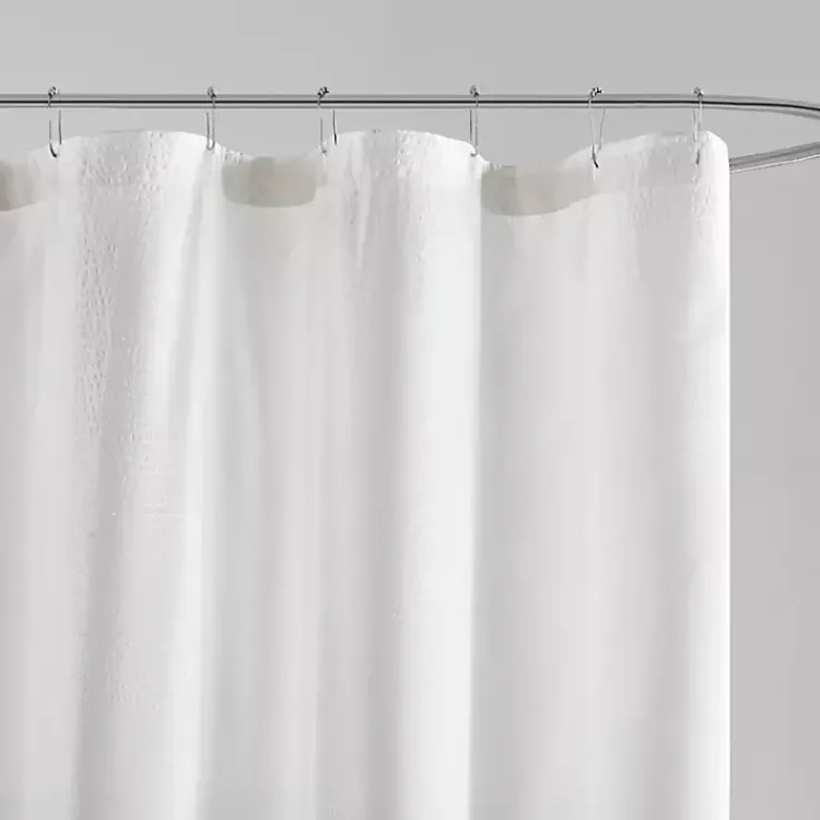 Kirklands Home Blue Ombre Seersucker Shower Curtain Sale