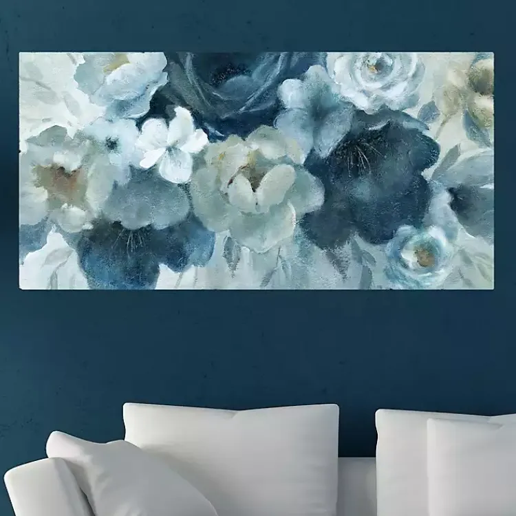 Kirklands Home on Giclee Canvas Art Print, 40x20 in. Blue New