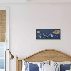 Kirklands Home On Lake Time Wall Plaque Blue Online
