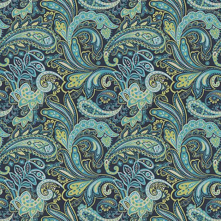 Kirklands Home Paisley Outdoor Settee Cushion Blue Outlet