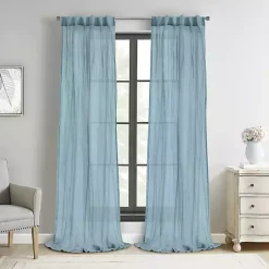 Kirklands Home Paloma Curtain Panel, 95 in. Blue Discount