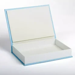 Baskets & Boxes>Kirklands Home Paris Book Box Blue