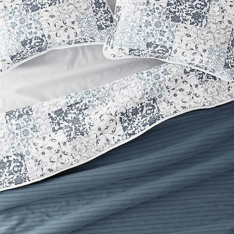 Kirklands Home Blue Patchwork Reversible 2-pc. Twin Quilt Set Discount