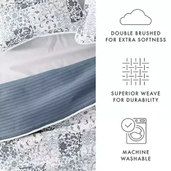 Kirklands Home Blue Patchwork Reversible 2-pc. Twin Quilt Set Discount
