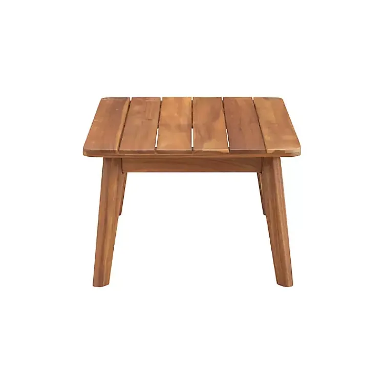 Kirklands Home 4-pc. Acacia Wood Outdoor Living Set Blue Outlet