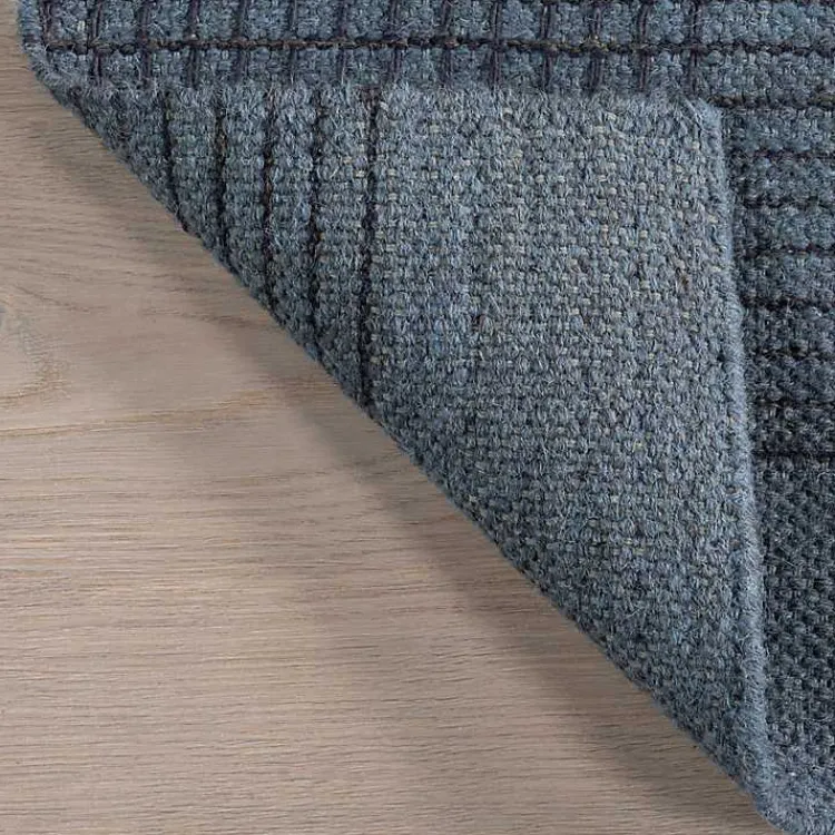 Kirklands Home Plaid Emily Henderson x RugsUSA Runner, 2x8 Blue Hot