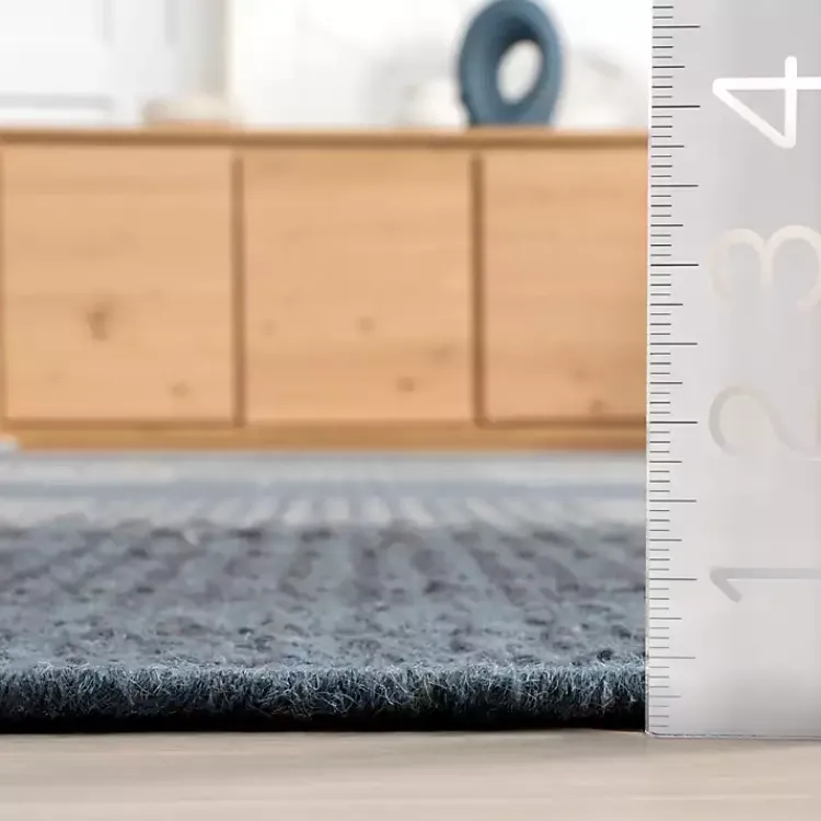 Kirklands Home Plaid Emily Henderson x RugsUSA Area Rug, 4x6 Blue Discount