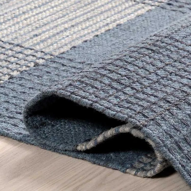 Kirklands Home Plaid Emily Henderson x RugsUSA Area Rug, 4x6 Blue Discount