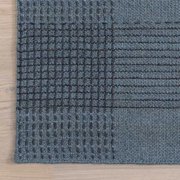 Kirklands Home Plaid Emily Henderson x RugsUSA Area Rug, 4x6 Blue Discount
