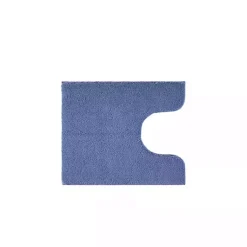 Kirklands Home Blue Plush Microfiber Bath Mat, 20x24 Discount