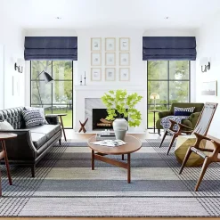Kirklands Home Blue Portland Emily Henderson x RugsUSA Rug, 8x10 Online