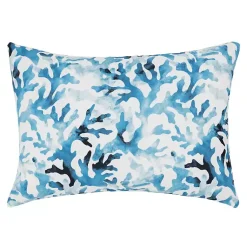 Kirklands Home Blue Reef Indoor/Outdoor Lumbar Pillow Outlet