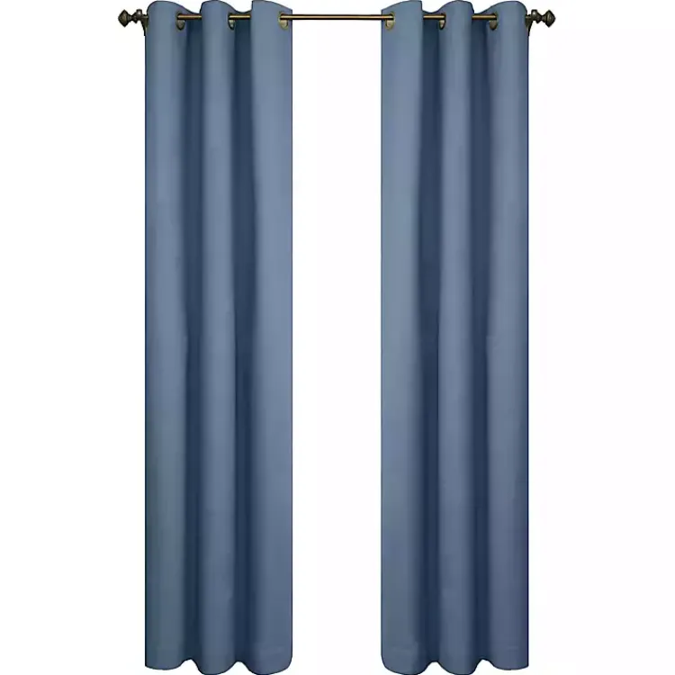 Kirklands Home Room Darkening Curtain Panel Set, 72 in. Blue