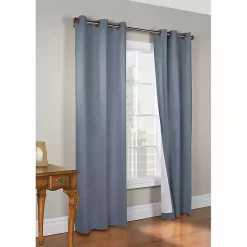 Kirklands Home Room Darkening Curtain Panel Set, 72 in. Blue