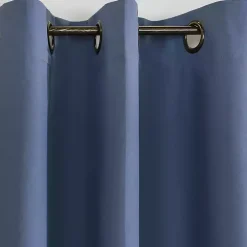 Kirklands Home Room Darkening Curtain Panel Set, 72 in. Blue