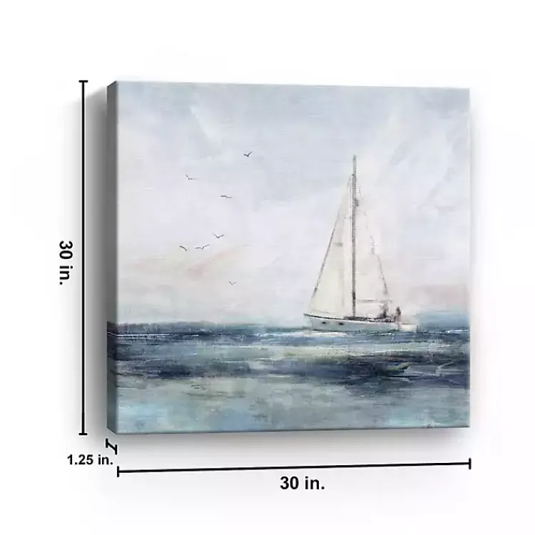 Kirklands Home Sailing I Canvas Art Print Blue Online