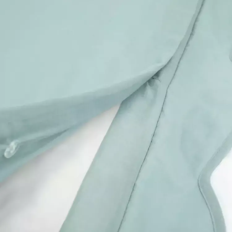Kirklands Home Blue Scallop Edge 3-pc. King Duvet Cover Set Discount