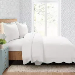 Kirklands Home Blue Scalloped Edge 3-pc. King Comforter Set Online