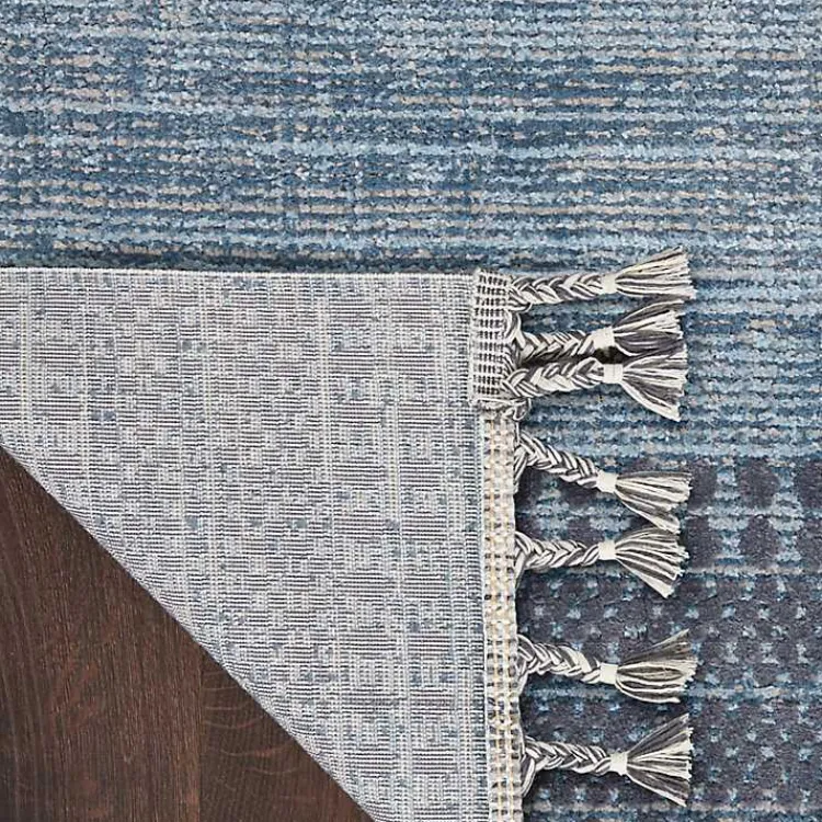 Kirklands Home Scandinavian Stripe Runner Blue Hot