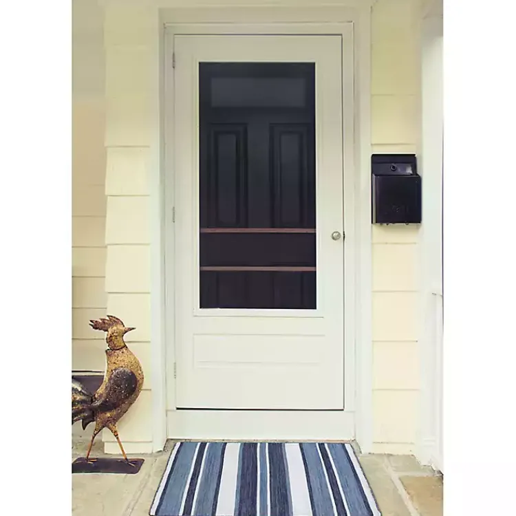Kirklands Home Blue Shades Striped Indoor/Outdoor Scatter Rug Online