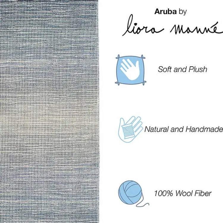 Kirklands Home Shading Outdoor Area Rug, 8x10 Blue Discount