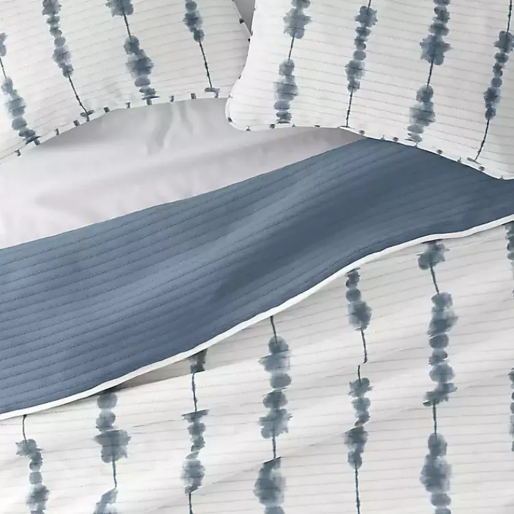 Kirklands Home Blue Shibori Reversible 2-pc. Twin Quilt Set Clearance