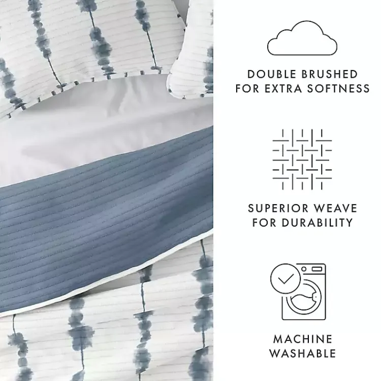 Kirklands Home Blue Shibori Reversible 2-pc. Twin Quilt Set Clearance