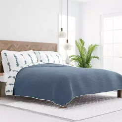 Kirklands Home Blue Shibori Reversible 3-pc. King Quilt Set Discount