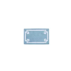 Kirklands Home Blue Simple Trim Cotton Tufted Bath Mat, 30 in. Sale