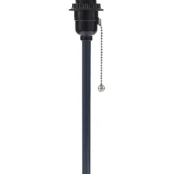 Kirklands Home Sirocco Table Lamp with Rattan Shade Blue Hot