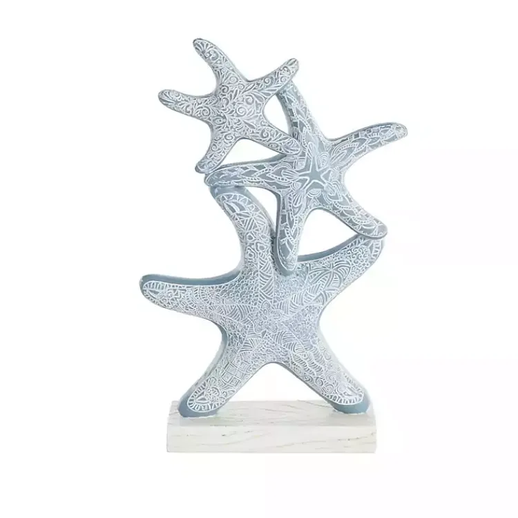 Statues & Figurines>Kirklands Home Blue Starfish Statue