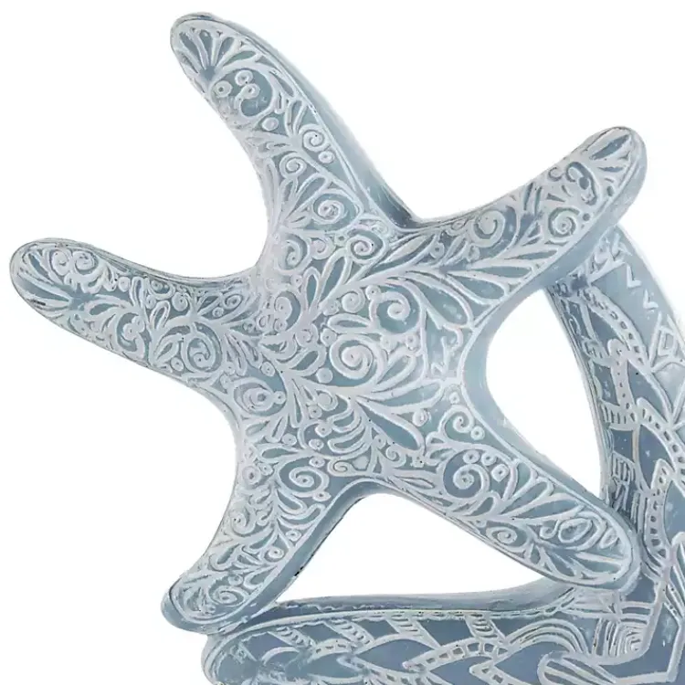 Statues & Figurines>Kirklands Home Blue Starfish Statue