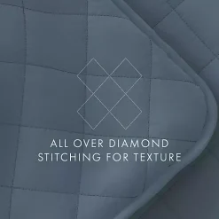 Kirklands Home Stitched Diamond 2-pc. Twin Quilt Set Blue Discount