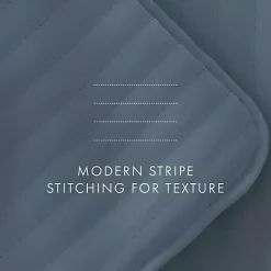 Kirklands Home Stitched Stripes 2-pc. Twin Quilt Set Blue Best