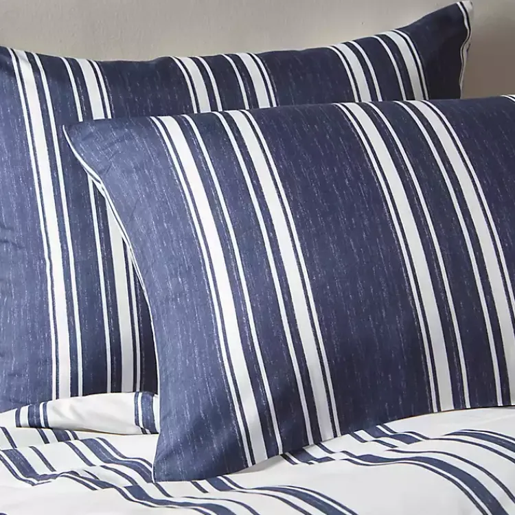 Kirklands Home Blue Stripe Jackson 3-pc. King Comforter Set Hot