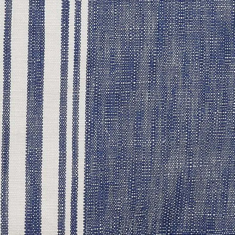 Kirklands Home Blue Striped Fringe Table Runner, 72 in. Discount