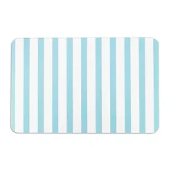 Kirklands Home Blue Striped Stone Bath Mat Discount
