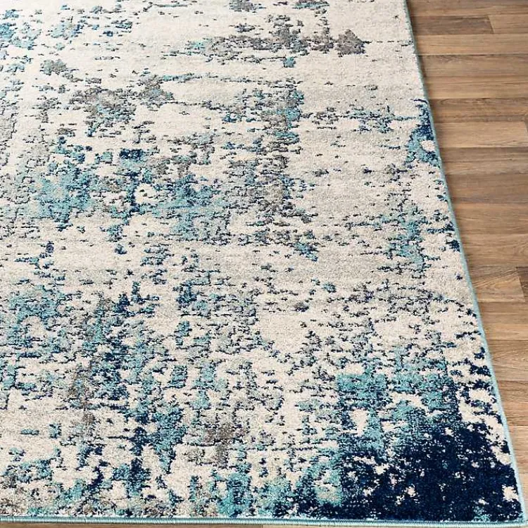 Kirklands Home Sutton Contemporary Area Rug, 7x10 Blue Online