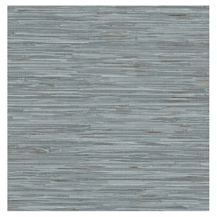 Kirklands Home Textured Grassweave Peel & Stick Wallpaper Blue Discount