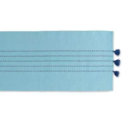 Kirklands Home Thera Stripe Table Runner Blue Sale