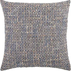 Pillows>Kirklands Home Threaded Pillow, 22 in. Blue