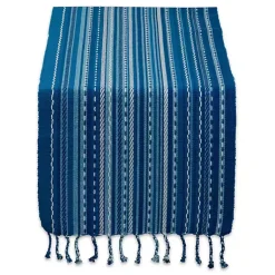 Kirklands Home Blue Tonal Stripe Table Runner Online