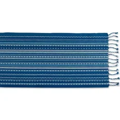 Kirklands Home Blue Tonal Stripe Table Runner Online