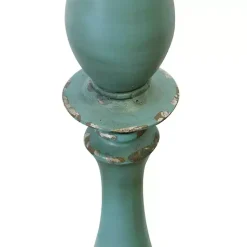 Kirklands Home Blue Traditional Avignon Floor Lamp Tan