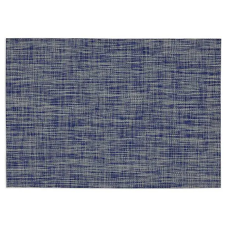 Kirklands Home Tweed Placemats, Set of 6 Blue Discount