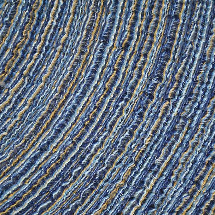 Kirklands Home Variegated Round Placemats, Set of 6 Blue Sale